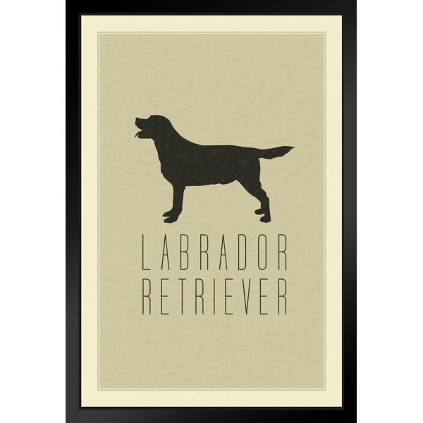 Red Barrel Studio® Dogs Labrador Retriever Lab Tan Dog Posters For Wall